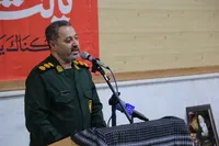 فیلم/ سخنرانی سرهنگ پاسدار «عباس بابایی» در اجتماع مردمی «مقاومت تا اقتدار»