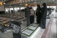 تصاویر/ مراسم آیین غبار روبی گلزار شهدا کرمانشاه