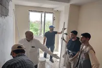 جهادگران بابلسر به یاری ساختمان آسیب‌دیده منطقه ۵ تهران شتافتند