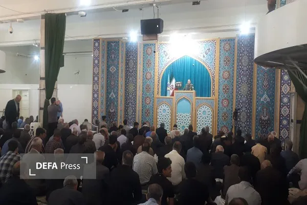 سخنرانی مدیرکل حفظ آثار کرمانشاه  در نماز جمعه