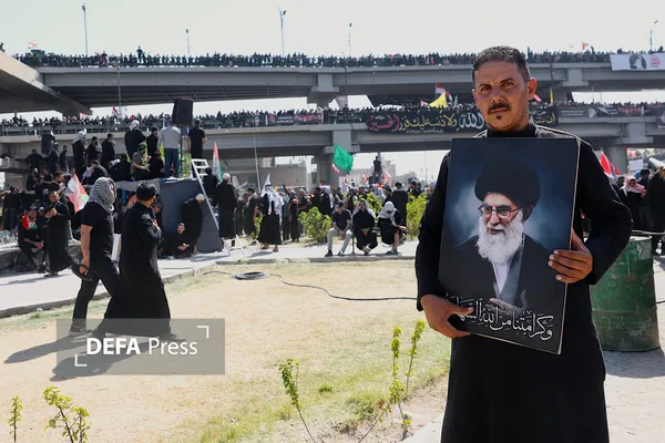 تشییع پیکر مطهر قائد شهید امت در نجف اشرف