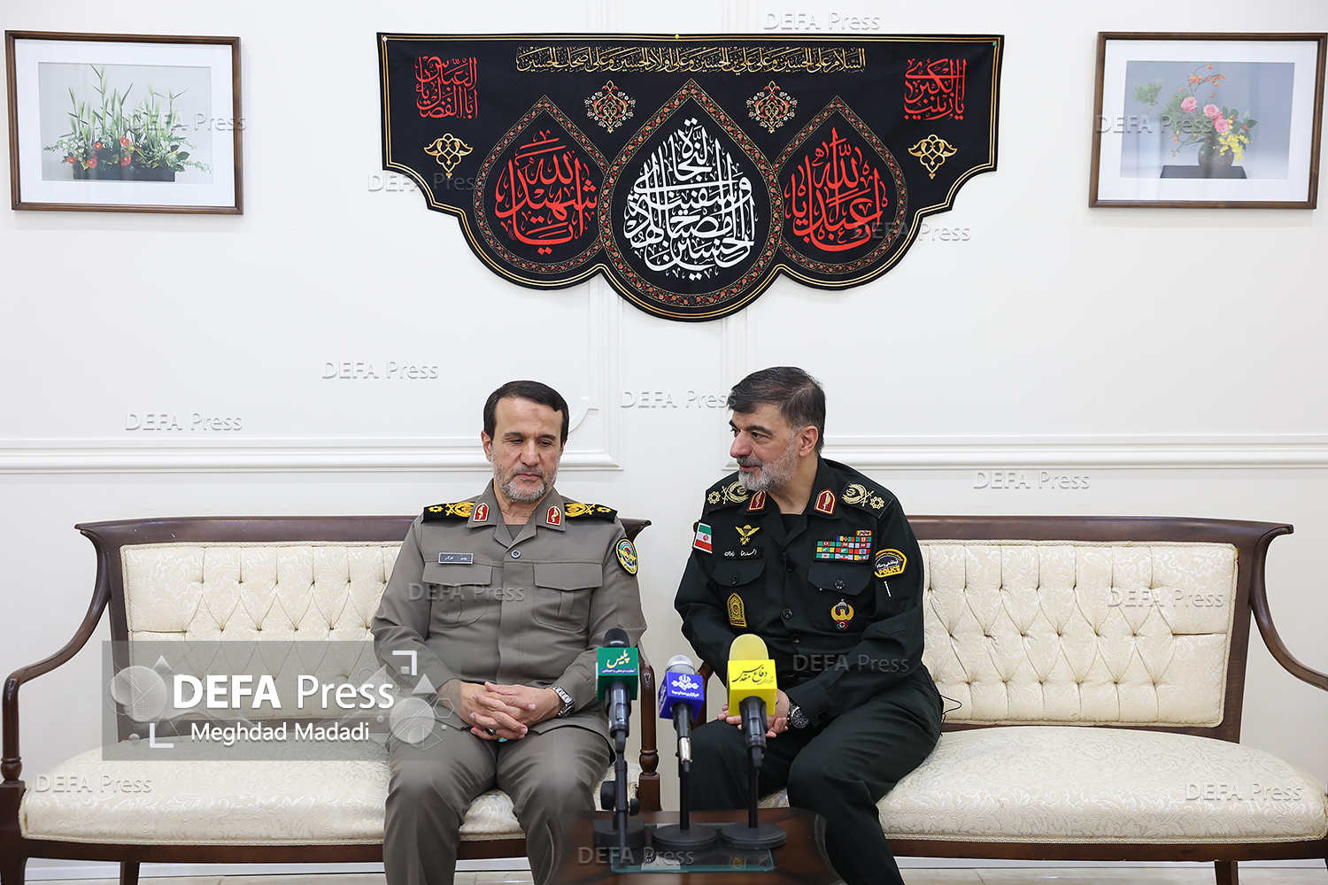 سردار رادان با خانواده شهیدان حدادعادل و پاکپور دیدار کرد
