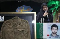 آئین وداع با پیکر مطهر شهید علی اکبر گندمی