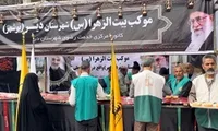 خدمت‌رسانی موکب دیری به زائران حاج قاسم در کرمان