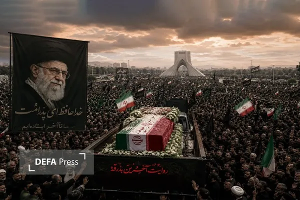 طنین اشعار شاعران مازندرانی در سوگ قائد شهید امت در مصلای تهران+ فیلم