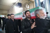 تصاویر/ مراسم تشییع و اقامه نماز بر پیکر مطهر شهدای جنگ رمضان در ارومیه