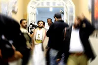 فیلم/ بازدید هیئت جنبش انصارالله یمن