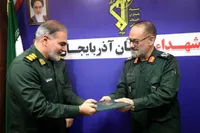 تصاویر/ آیین تکریم و معارفه مسئول بسیج سازندگی سپاه شهدا آذربایجان غربی