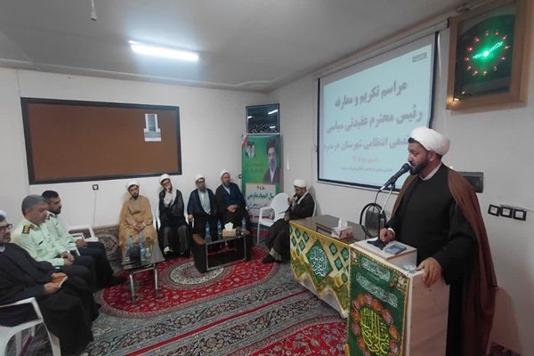 رئیس جدید عقیدتی سیاسی فرماندهی انتظامی شهرستان خرم‌دره معرفی شد