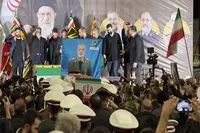 وداع با شهید امیر سپهبد موسوی در امامزاده موسی مبرقع قم