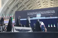 اجرای آیینی‌نمایشی «وداع آخر» در بدرقه رهبر شهید