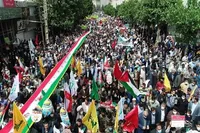 برگزاری راهپیمایی محکومیت جنایات اخیر اغتشاشگران در کهگیلویه و بویراحمد
