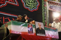 وداع باشکوه مردم دیار علویان با پیکر مطهر شهید «محمد اکبرزاده» + تصاویر
