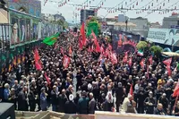 فیلم/ اجتماع باشکوه اربعین حسینی در آستانه اشرفیه