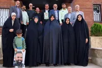 دیدار خانواده شهدای فراجا با فرمانده انتظامی فردیس