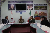 نشست مشترک مدیران کل بنیاد شهید و حفظ آثار استان کرمان برگزار شد