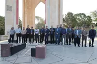 تجدید میثاق مدیرعامل شرکت شهرک‌های صنعتی همدان با شهدا + تصاویر