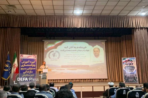 انگیزه جهادی باید با تخصص و مهارت و مدیریت هدفمند همراه شود