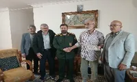 دیدار مدیرکل حفظ آثار دفاع مقدس گیلان با پیشکسوت هوانیروز