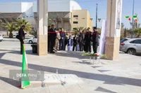 تصاویر/ یادمان شهید گمنام دهکده المپیک زاهدان همزمان با آستانه دهه فجر افتتاح شد