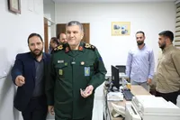 فیلم/ بازدید سردار حزنی از خبرگزاری دفاع مقدس