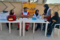 برپایی کاروان پزشکی سلامت در لامرد