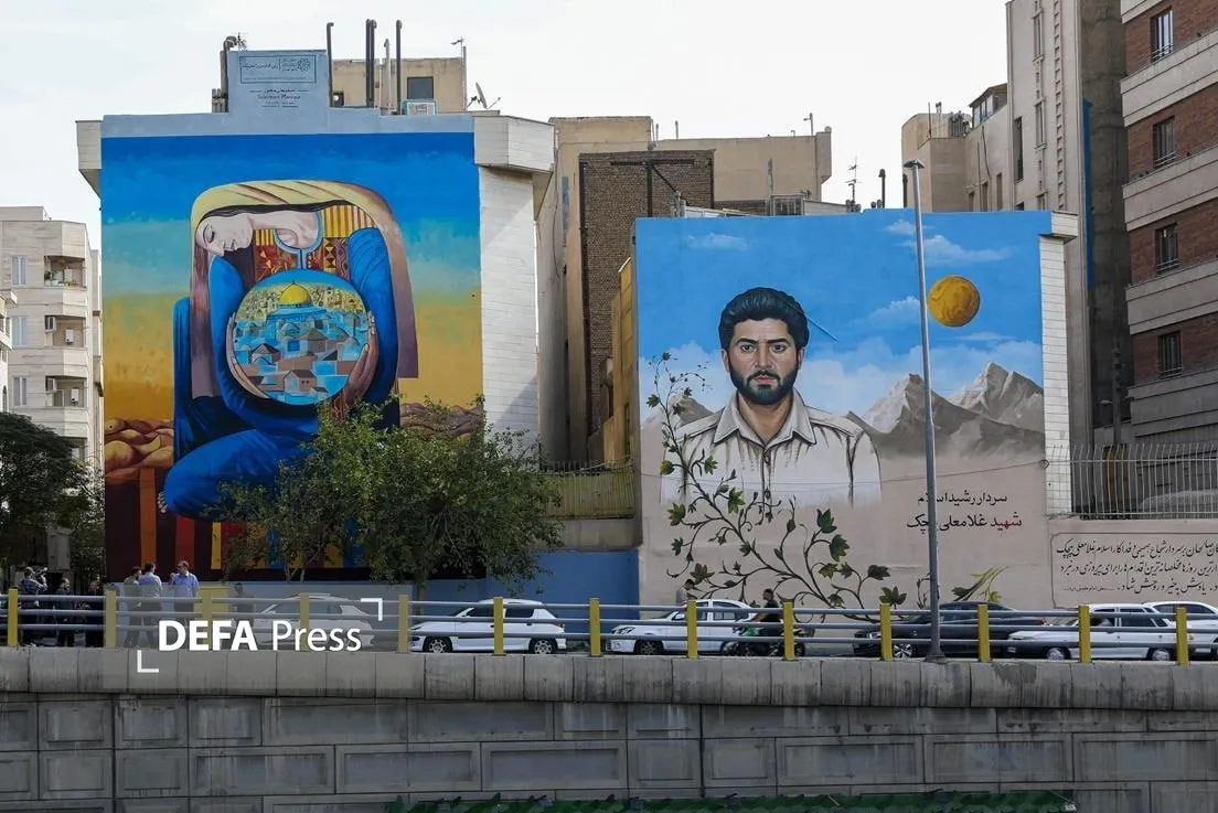 اکران نقاشی هنرمند فلسطینی در تهران در سالروز طوفان‌الاقصی
