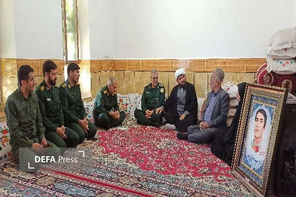 دیدار با خانواده شهید لهراسب وهابی پور