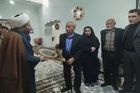 دیدار کارکنان اداره‌کل حفظ آثار دفاع مقدس کهگیلویه و بویراحمد با خانواده شهیده «فریده خوشنام» در باشت