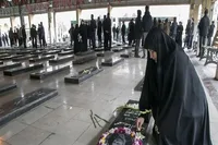 آیین غبارروبی گلزار شهدای کرمانشاه برگزار شد