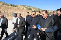 بازدید معاون اجرایی رئیس‌جمهور از پروژه راه‌سازی محور حمیل–ایلام–مهران