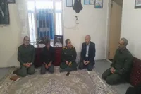 دیدار مدیرکل حفظ آثار و نشر ارزش‌های دفاع مقدس و مقاومت خراسان شمالی با خانواده شهید قهرمان ناو دنا