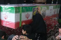 تشییع پیکر مطهر شهدای امنیت در زاهدان