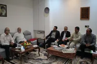 دیدار شهردار بندر کیاشهر با آزاده سرافراز «حاج رضا موافق»