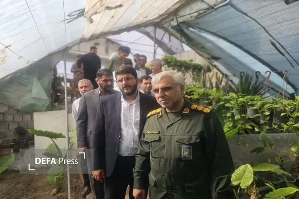 افتتاح پروژه اشتغال‌زایی گلخانه گیاهان زینتی در روستای درویش‌خیل آمل