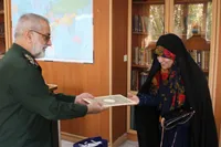 تقدیر معاون فرهنگی و جنگ نرم ستاد کل نیروهای مسلح از سحر امامی