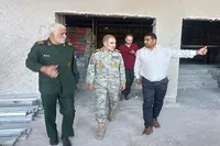بازدید سردار جان‌نثاری از پروژه موزه دفاع مقدس و مقاومت خوزستان