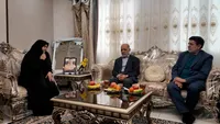 فیلم/ دیدار سردار عبداللهی با خانواده شهید قرای‌لو