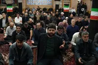 مراسم سالگرد مداح شهید حاج رضا داروئیان و شهید حسن نویدی در تبریز