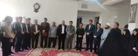 تصاویر/ دیدار سرهنگ «مرغزاری» با خانواده معلم شهید «سوسن محمدزاده»