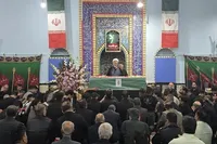 برگزاری آیین وداع با پیکر ۲ شهید حملات آمریکایی صهیونیستی در دزفول