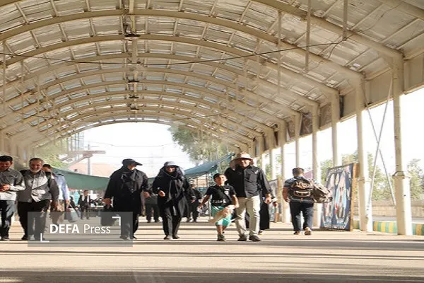 تردد زائرین اربعین