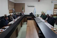 تصاویر/ نشست مشترک مدیرکل حفظ آثار و نشر ارزش‌های دفاع مقدس و مقاومت مازندران با فرماندار محمودآباد