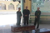 بازدید مدیرکل حفظ آثار و نشر ارزش‌های دفاع مقدس و مقاومت استان مرکزی از یادمان شهدای گمنام آشتیان