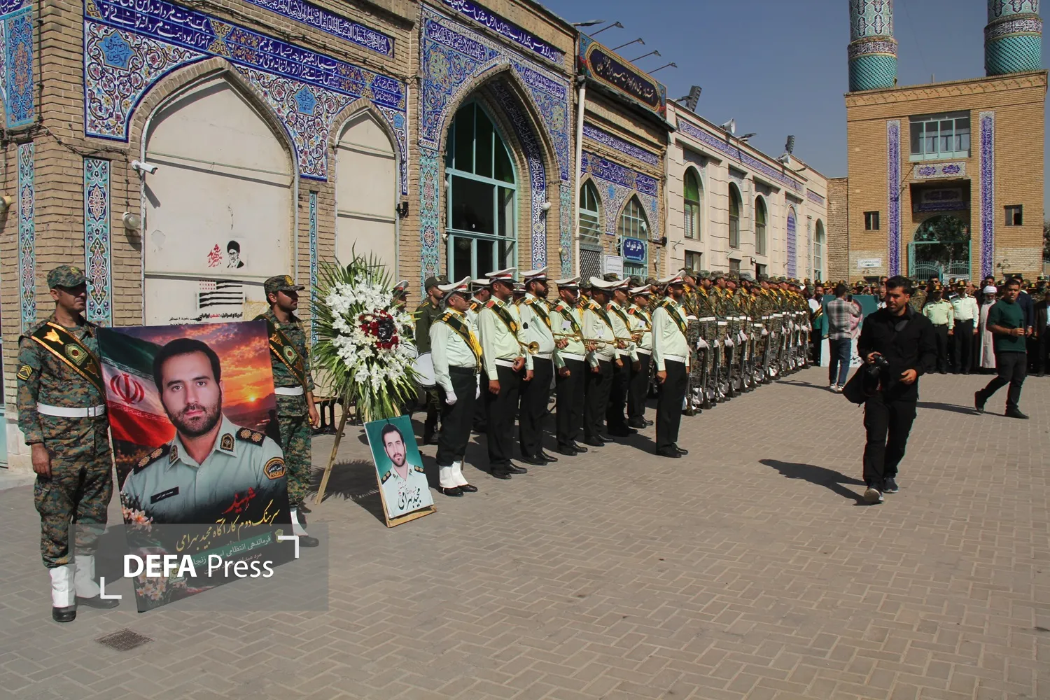 تصاویر/برگزاری مراسم تشییع پیکر شهید «مجید بهرامی»