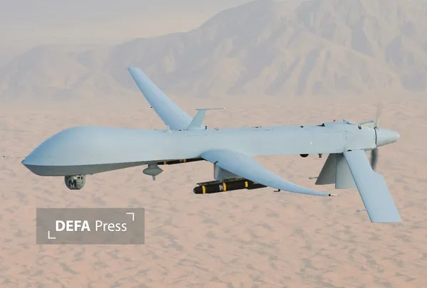 Перехват и уничтожение беспилотника MQ-1
