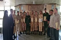 تجلیل از سربازان اداره‌کل حفظ آثار دفاع مقدس و مقاومت کرمانشاه به مناسبت روز سرباز