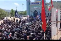 فیلم/ تشییع سردار شهید «محمد اکبرزاده» در پهنه‌کلای ساری 