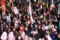 تصاویر/ حضور باشکوه مردم یاسوج در چهل و یکمین شب از تجمع خونخواهی شهادت رهبر انقلاب