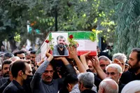 تصاویر/ تشییع جانباز شهید حاج حمید نظامی منش در اصفهان